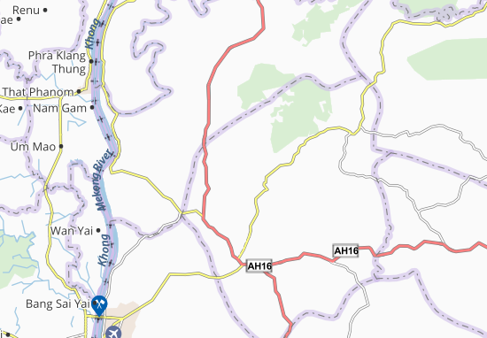 Karte Stadtplan Ban Khap Phuang