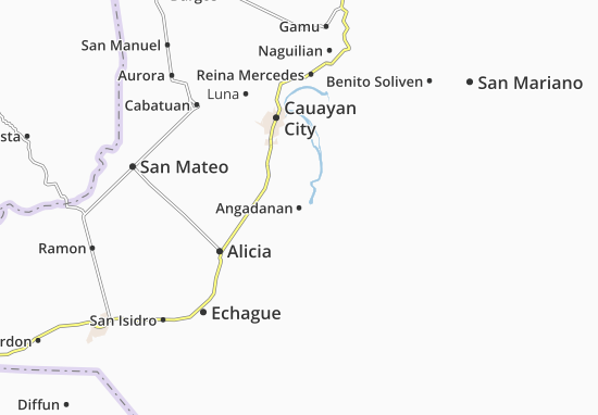 Karte Stadtplan Angadanan