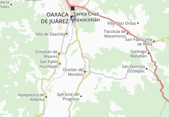 Santo Tomás Jalieza Map