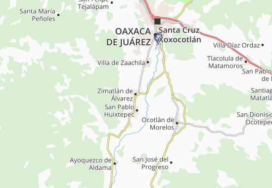 Mapa Zimatlán de Álvarez