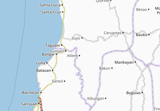 Alilem Map