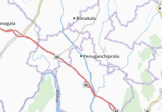 Karte Stadtplan Penuganchiprolu