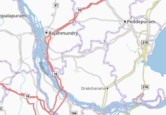 Kaart Plattegrond Shantipuram