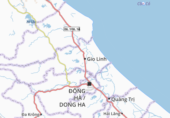Karte Stadtplan Gio Linh