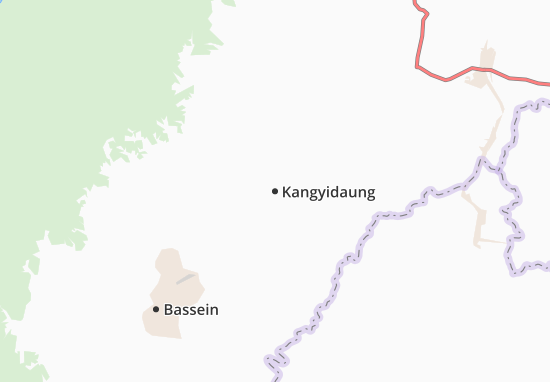Kangyidaung Map