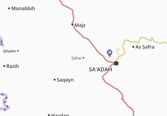 Karte Stadtplan Sahar