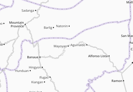 Kaart Plattegrond Mayoyao