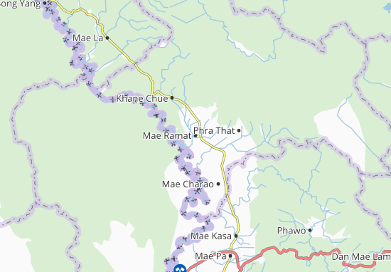 Kaart Plattegrond Mae Ramat