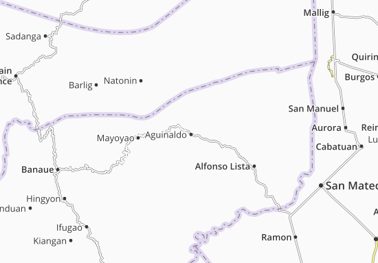 Karte Stadtplan Aguinaldo
