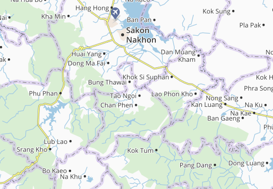 Karte Stadtplan Tao Ngoi