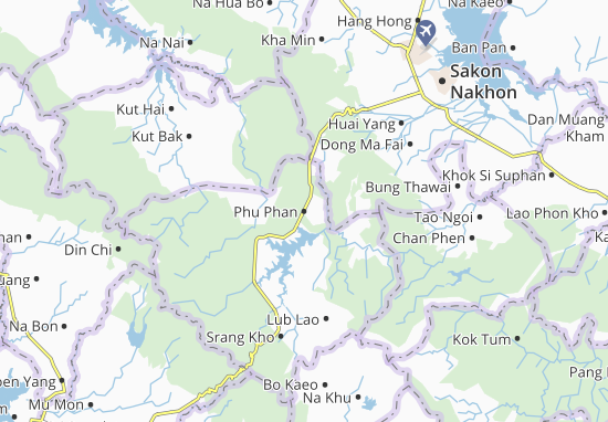 Karte Stadtplan Phu Phan