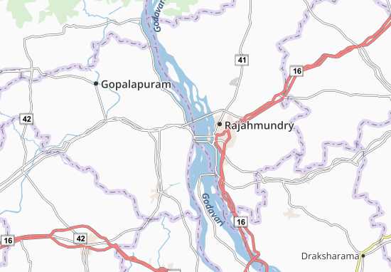 Kovvur Map