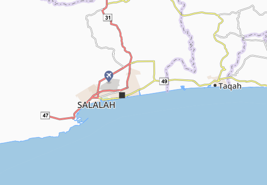 Karte Stadtplan Al Dahariz South