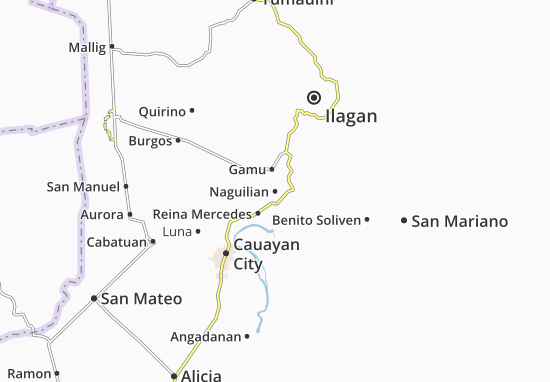 Mapa Naguilian