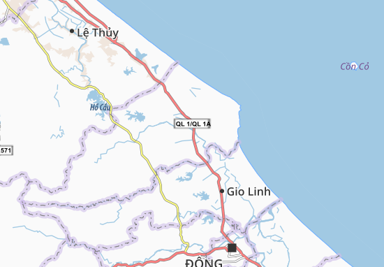 Karte Stadtplan Vĩnh Lâm