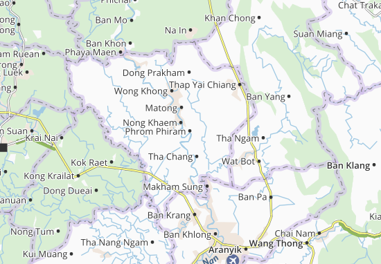 Karte Stadtplan Phrom Phiram