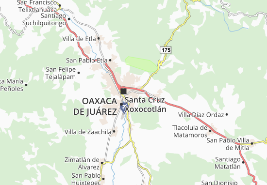 Mapa Santa Lucía del Camino