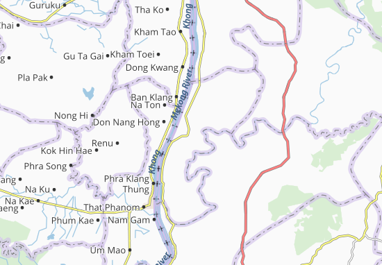 Karte Stadtplan Ban Nong Bok