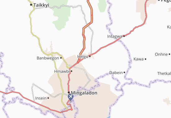 Karte Stadtplan Kabyinyo