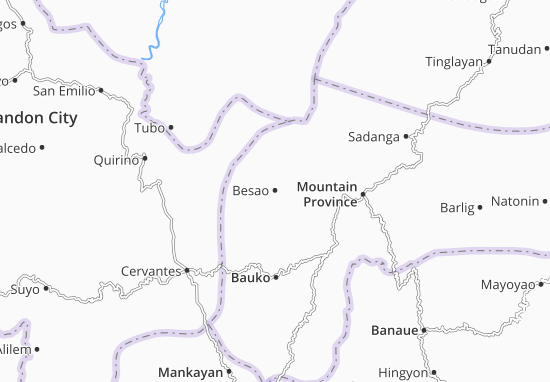 Mapa Besao