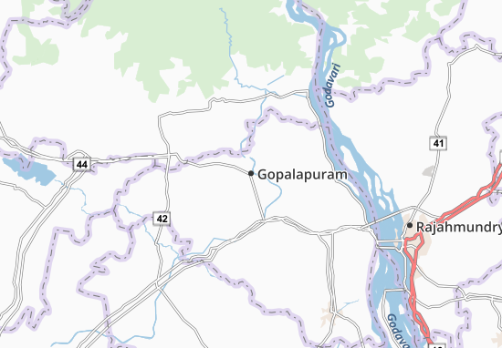 Karte Stadtplan Gopalapuram