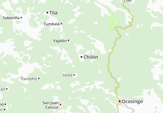 Karte Stadtplan Chilón