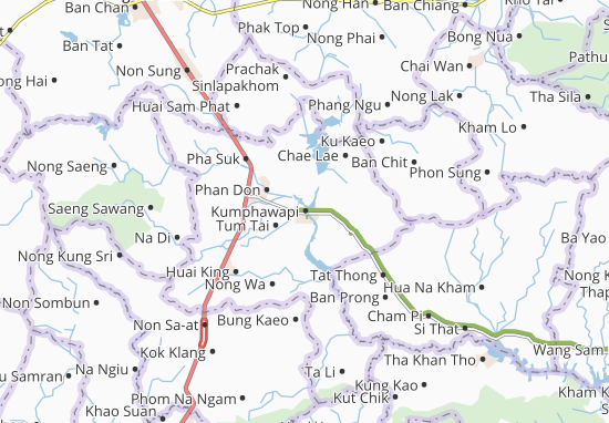 Kaart Plattegrond Kumphawapi