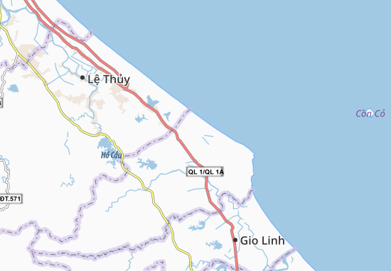 Karte Stadtplan Vĩnh Tú
