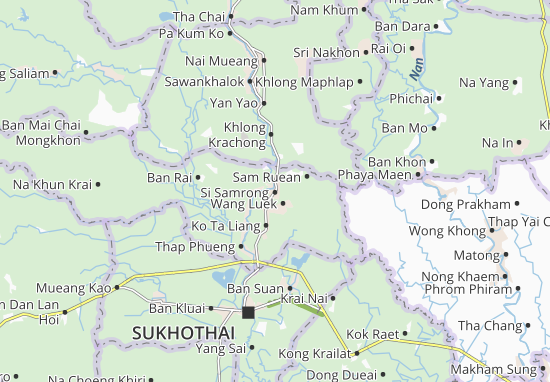 Karte Stadtplan Si Samrong