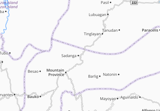 Mapa Sadanga