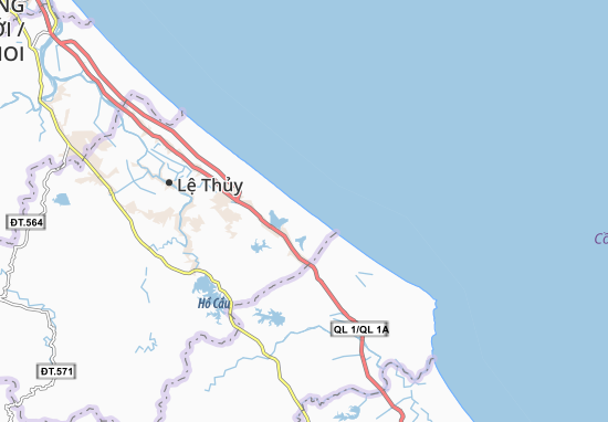 Karte Stadtplan Ngư Thủy Nam