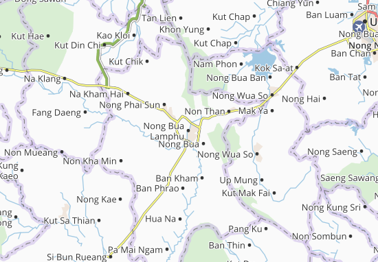 Mapa Nong Bua Lamphu