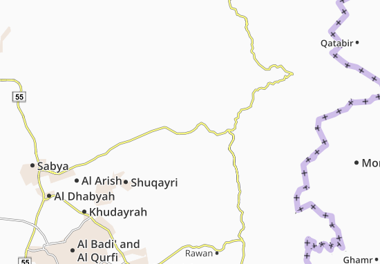 Kaart Plattegrond Al Aydabi