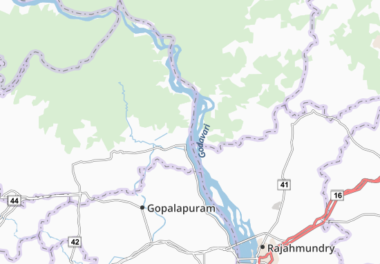 Karte Stadtplan Polavaram