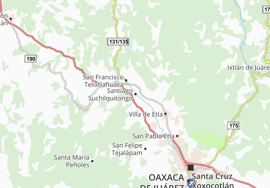 Mapa Santiago Suchilquitongo