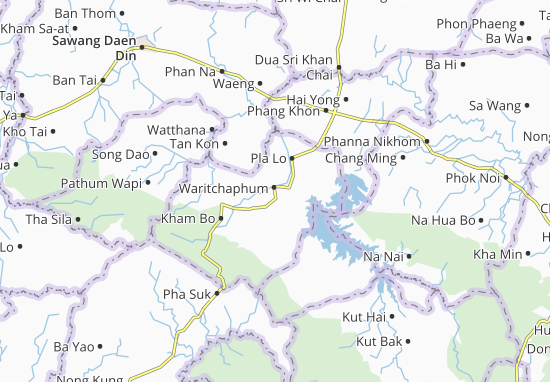 Waritchaphum Map