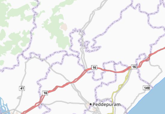 Karte Stadtplan Elesvaram