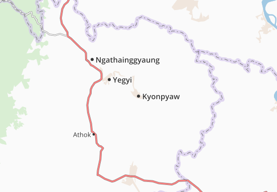 Carte-Plan Kyonpyaw