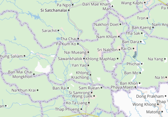 Sawankhalok Map