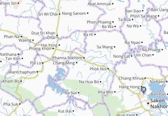 Phanna Nikhom Map