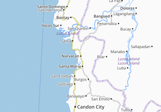 Mapa Narvacan