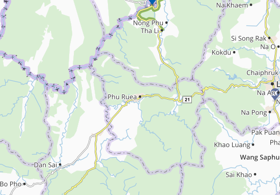 Phu Ruea Map