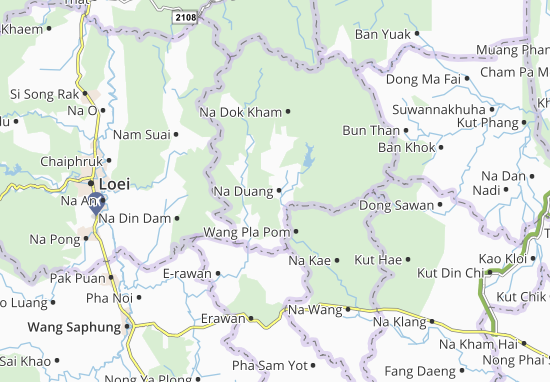 Karte Stadtplan Na Duang