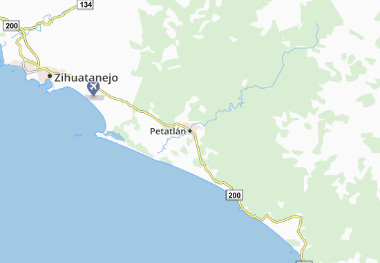 Petatlán Map