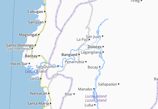 Mapa Bangued