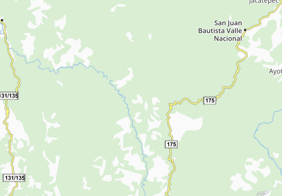 Mapa San Juan Quiotepec