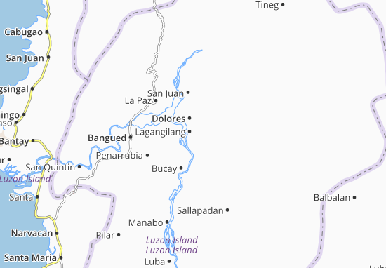 Karte Stadtplan Lagangilang