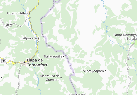 Mappe-Piantine San Juan Bautista Tlachichilco