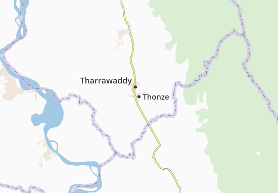 Karte Stadtplan Thonze