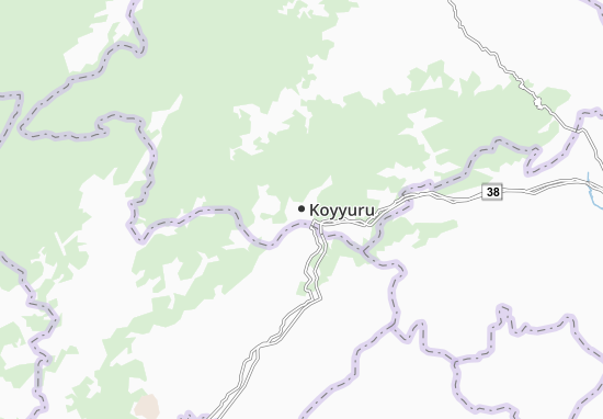 Kaart Plattegrond Koyyuru